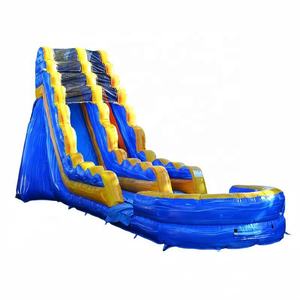 <span class=keywords><strong>Toboganes</strong></span> acuáticos inflables del río Amazonas coloridos comerciales, tobogán acuático inflable gigante de un solo carril para adultos - Product Image 1