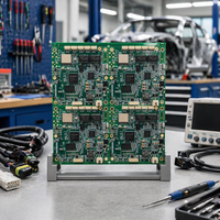 Controlador de ECU Automotriz, Placa Madre PCBA, Tablero de Instrumentos para Bicicleta Eléctrica Inteligente, Servicio de Ensamblaje SMT de Componentes Electrónicos OEM/ODM, HRPCBA