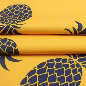 Nhiệt đới dứa in vải cổ điển Twill đào da cho Hawaii Áo sơ mi bãi biển Quần Short ném gối bao gồm - Product Image 4