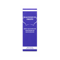 Gouttes de magnésium OEM 60 ml, complément minéral liquide pour améliorer l'humeur, le sommeil et la relaxation chez les adultes