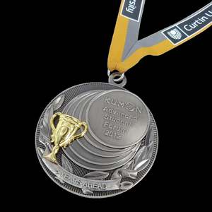 Custom Custom Modern 3D Metal Medal Gold Silver Bronze Zinc Alloy Award Medal <b>Marathon</b> Sports Meeting Competition Souvenir - Product Image 5