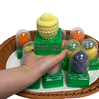 Personnalisation en usine, certificat Halal, crème glacée en forme de fruits 3D (mangue, raisin, pêche) à prix compétitif pour les distributeurs