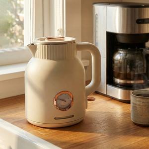 Nuevo Producto en Tendencia, Hervidor Eléctrico de Doble Capa con Indicador de Temperatura y Pantalla de 1 Litro y 1000 Vatios, Pedido OEM - Product Image 1