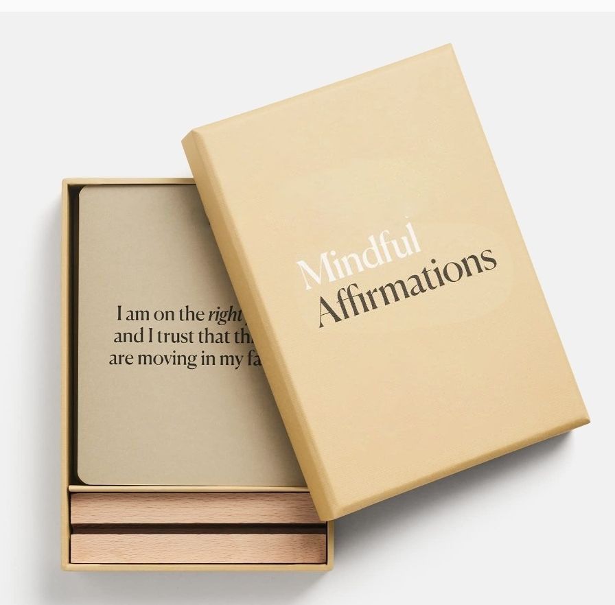 Напечатанный на заказ держатель для карт для женщин для взрослых, друзей, самостоятельного ухода, мотивации, психического здоровья, позитивной оценки здоровья