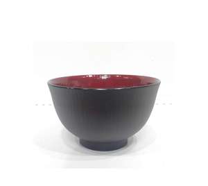 Bol à soupe miso japonais de haute qualité, en laque de bois - Product Image 1