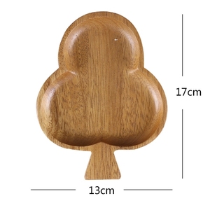 Assiette en bois pour la nourriture Design créatif petit plateau de service en bois plat apéritif hôtel restaurant <span class=keywords><strong>poke</strong></span> plat de sauce soja - Product Image 6