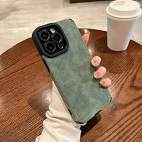 Étuis de protection antichoc en cuir artificiel pour hommes, compatibles avec les téléphones mobiles iPhone 17 Air, 16 Plus, Pro Max, 15, 14, 13, 12, 11, X