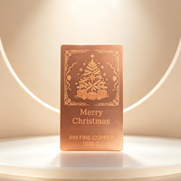 Meilleur prix, barre de cuivre de Noël pure à 99,9 %, 1 kg