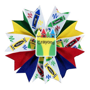 Nouvelle mode 4.5 ''pointes de cheveux livre d'arc de cheveux Apple <span class=keywords><strong>Libary</strong></span> bookver arc de cheveux pour enseignant accessoires de cheveux - Product Image 1