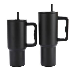 40oz Car <b>Travel</b> H4.0 <b>Handle</b> Tumbler Vacuum <b>Mug</b> Lid Straw Non-Slip Base OEM ODM Custom Design - Product Image 6