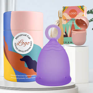 ISO13485 taza de silicona de grado médico <span class=keywords><strong>con</strong></span> anillo período taza esterilizador reutilizable <span class=keywords><strong>copa</strong></span> <span class=keywords><strong>menstrual</strong></span> para higiene femenina - Product Image 3