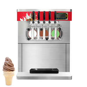 Ice Cream Maker 45-50l/h 5 hương vị maquina de helados Icecream làm thương mại mềm phục vụ máy làm kem cho giá kinh doanh - Product Image 1