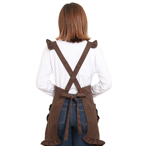 Grembiule da Cucina per Donna in Cotone 100% Stile Retrò con Volant Vintage all'Ingrosso - Product Image 4