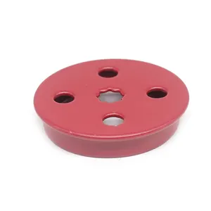 Custom Metal Sheet Fabrication Stainless Steel Powder Coating Round Cover with Hole