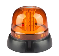 12-24V DC Magnetische LED-Warnleuchte Bernsteinfarbene Stroboskop-Notfallblitzlampe für Auto Fahrzeug Traktor ECE R10