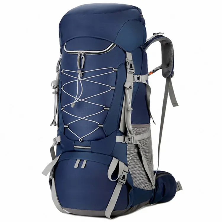 Outdoor Camping 75L Climbing Bag Big Capacity Nylon Waterproof Sports Backpack Hiking Rucksack Women Gym Climbing Bag