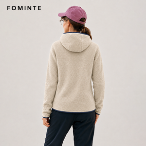 Veste Softshell Imperméable d'Extérieur pour <span class=keywords><strong>Femme</strong></span>, Couleur Unie, Doublure Polaire Contrastante, Idéale pour la <span class=keywords><strong>Randonnée</strong></span> et le Trekking (Vente en Gros) - Product Image 5