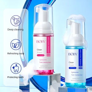 BOBV Mousse dentifrice à l'huile <span class=keywords><strong>de</strong></span> coco et au lysozyme, parfum menthe fraîche, format standard, pour blanchir les dents et rafraîchir l'haleine - Product Image 4