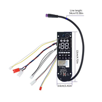 Tableau de bord A64T-36V pour trottinette électrique 5 Plus, panneau d'affichage, carte de circuit Bluetooth avec clignotants