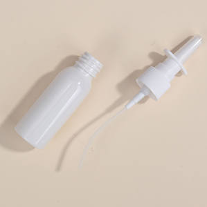 Botella vacía de plástico para pulverización Nasal, rociador con bomba, rociador de niebla para nariz, aplicador de lavado de agua salina, color blanco, 10ml, 20ML, 30ml - Product Image 4