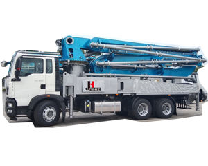 Camion pompe à béton de type M à haute efficacité de 43 m fabriqué en Chine, pompe à béton montée sur camion, pompe à béton à flèche, vente chaude - Product Image 2