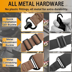 ซองหนังสติ๊กแบบพกพาสำหรับล่าสัตว์2จุดปรับได้สายไนลอนทนทานตะขอโลหะปล่อยเร็ว QD - Product Image 5