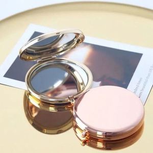 Personalized Pocket <b>Mirror</b> Rose Gold <b>Compact</b> <b>Mirror</b> with logo - Product Image 4