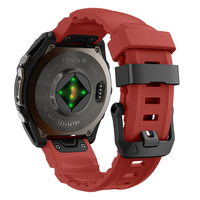 Bracelet de montre en silicone premium QuickFit 22 mm/26 mm, bracelet de remplacement pour montre Garmin Fenix 9