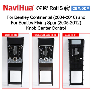 แผงควบคุมกลางรถยนต์ NaviHua รุ่นใหม่ อัพเกรดสำหรับ Bentley Continental GT Flying Spur ปี 2004-2012 พวงมาลัยขวา อุปกรณ์ตกแต่งภายใน - Product Image 4