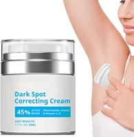 Crème Correctrice Éclaircissante Puissante Élimination Taches Sombres Marque Privée Crème Anti-Taches de Rousseur Visage Prix Usine