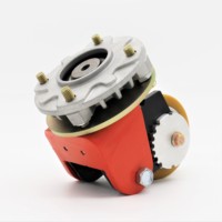 S-S 4 pouces AGV Robot à ressort roue pivotante camion-palette électrique