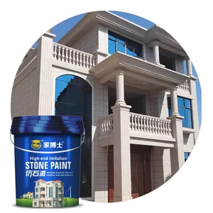 High Quality Exterior Wall Coating Granite Imitation Marble Looking Stone Texture Wall Paint