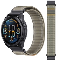 Bracelet en nylon à fermeture auto-agrippante Lionorm Ultra Fit pour montres de sport Garmin Fenix 7 6 5 8 Instinct Forerunner 965 Quick Fit