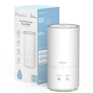 เครื่องเพิ่มความชื้นในอากาศพาราต้า ท็อปฟิล อะโรมา 1 ลิตร พร้อมตัวตั้งเวลาและไฟกลางคืนสำหรับใช้ในบ้าน - Product Image 1