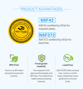 فلتر مياه كهربائي بتقنية التناضح العكسي 10 و20 و30 و40 بوصة، فلتر قطن PP للترسيب، مصنوع بتقنية الغزل/الصهر، صديق للبيئة، خرطوشة فلتر مياه 400 - Product Image 3