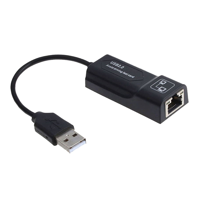 Magelei USB2.0 Ethernet Adapter Laptop Network Card USB Lan Mini Network Adapter USB to RJ45 10/100Mbps USB to Lan Port Adapter