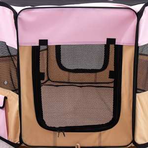 Corral para Mascotas Plegable para Interiores y Exteriores, Jaula para Perros y Gatos de Tela Oxford, Corral Duradero para Cachorros con Bolsa de Transporte - Product Image 3