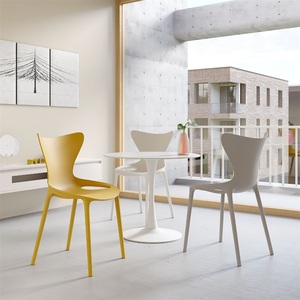 Yoho Modern Outdoor Plastic PP TOP Mesa de centro con patas de metal - Product Image 6