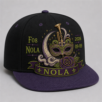 Cappello Snapback con Visiera Curva, Stampa Personalizzata, 5 Pannelli, Stile Trucker, Frontale in Schiuma, Rete Traspirante, Streetwear Urbano West Coast Gothic Chicano, Vendita all'Ingrosso