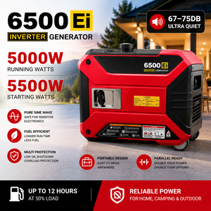 <span class=keywords><strong>E</strong></span>-XIAPU 5KW 12V 220V Onduleur à onde sinusoïdale pure, Générateur à essence, Alimentation de secours silencieuse pour la maison - Product Image 4