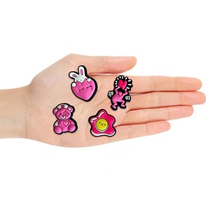 Yoda <strong>Star</strong> Lethal Company Midnight Bear <strong>Wars</strong> Wholesale PVC Clog <strong>Charms</strong> Bulk Valentine's Day Easter - Product Image 5