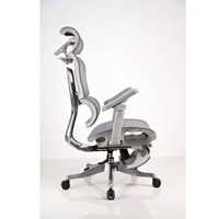 Chaise de bureau ergonomique pivotante à dossier moyen réglable en maille pour ordinateur, mobilier de maison moderne, vente en gros Foshan