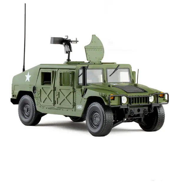 Высококачественная 1:18 металлическая машина, армейская зеленая модель грузовика, военная игрушка для подарка