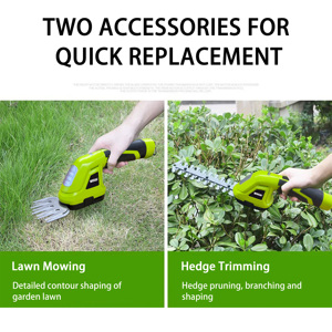 Draagbare Lichtgewicht Elektrische Hedge Struikgewas Trimmer Struikschaar Handheld Grassnijder Draadloze <span class=keywords><strong>Shrubber</strong></span> - Product Image 4