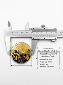 Moneta Commemorativa in Metallo Dorato con Design di <span class=keywords><strong>Creature</strong></span> Mitiche - Product Image 5