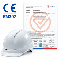 Casque de sécurité marin pour chantier naval, compatible avec visière à fentes latérales ventilées sur quatre côtés, en ABS