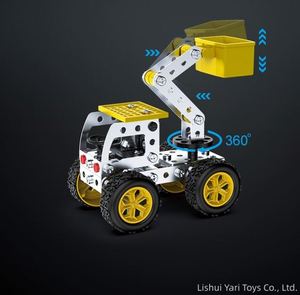Kit de Ciencia para Armar, Juguetes STEM, 6 Estilos, Mini Modelo Metálico, Construcción, Coche de Metal Fundido a Presión, Juguete de Ensamblaje para Niños - Product Image 3