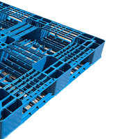 Palettes Euro en plastique robustes et légères à simple face, entrée 4 directions, 1000x1000x120mm, pour le transport industriel efficace et le manutention de marchandises