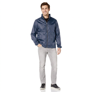 New Stylish <b>Men's</b> <b>Warm</b> Windbreaker Winter <b>Jacket</b> with Zipper Thin Winter Windproof Windbreaker <b>Men's</b> <b>Jackets</b> - Product Image 1