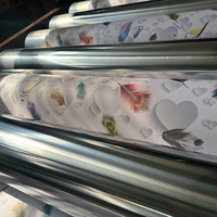 Vente en gros de nappes de table personnalisées de luxe, nappes de table rondes imprimées en PVC